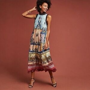Bhanuni by Jyoti Tenerife Printed Maxi Dress XSP Anthropologie